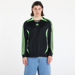 adidas Teamgeist Adicolor Long Sleeve Loose T-Shirt Black / Signal Green - Suurus XXL (JW5908 T-s&auml;rgid)