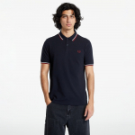 FRED PERRY Twin Tipped Shirt Navy/ Snow white/ Bntred - Suurus XXL (M3600 T55 T-s&auml;rgid)