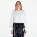 Calvin Klein Jeans Logo Short Crewneck Warp Logo White - Suurus XL (J20J223072 0K9 Džemprid)