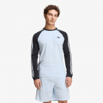 adidas 3-Stripes Long-Sleeve Top Long-Sleeve Top Crystal Sky - Suurus XXL (KE2424 T-s&auml;rgid)