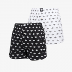 Bokserki adidas Woven Boxer 2-Pack Black/ White - Suurus XL (4AR006-900 L&uuml;hikesed p&uuml;ksid)