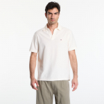 Tommy Hilfiger V Neck Crepe Classic Polo Tee Ivory Petal - Suurus XL (MW0MW43274 Z00 T-s&auml;rgid)