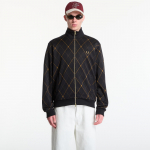Fred Perry Argyle Track Jacket Black - Suurus XL (J2332 102 Joped)