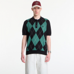 Fred Perry Argyle Knitted Shirt Black - Suurus XL (K1317 184 T-s&auml;rgid)