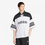 adidas Adicolor Oversized American Football Jersey White/ Black - Suurus XXL (KR1403 T-s&auml;rgid)