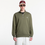 Fred Perry Half Zip Sweatshirt Green - Suurus XL (M3574 87B Džemprid)