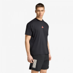 adidas Running State Of Mind Graphic T-Shirt UNISEX Black/ Pure Turbo - Suurus XL (KS7305 T-s&auml;rgid)