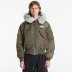 Alpha Industries 45/P Hooded Custom Mud Olive - Suurus XL (113145-443 Joped)
