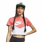 Nike Wmns Sportswear Heritage Short Sleeve Top - Suurus XL (AR2513-100 T-s&auml;rgid)