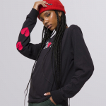 HUF Milton Relax WMNS Longsleeve Black - Suurus XS (WTS0038-BLACK Džemprid)