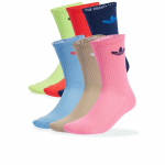 adidas Originals Trefoil Cushion Crew Socks 6 Pairs - Suurus XS (JY2679 )