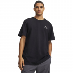 Under Armour Logo Emb Heavyweight Ss Black/ White - Suurus XS (1373997-001 T-s&auml;rgid)
