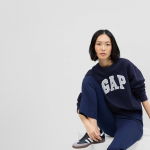 GAP Crewneck Logo Sweatshirt Navy Uniform - Suurus XS (554936-12 Džemprid)
