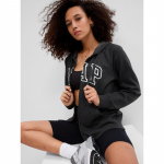 GAP Fullzip Logo Hoodie Charcoal Heather - Suurus XXS (463503-21 Džemprid)