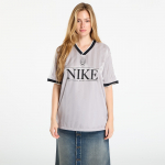Nike Sportswear Women's V-Neck Jersey Top College Grey/ Sail/ Black/ Black - Suurus XS (IH8504-009 T-s&auml;rgid)