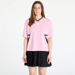 adidas Tiro Cut 3 Stripes Color Block Boyfriend T-Shirt True Pink/ Black/ White - Suurus XS (JG4060 T-s&auml;rgid)