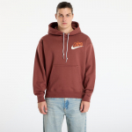 Nike Solo Swoosh Men's Fleece Hoodie Red Sepia - Suurus XS (IH4293-218 Džemprid)