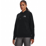 Under Armour Essential Fleece Hoodie Black - Suurus XS (1373033-001 Džemprid)