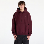 Nike Solo Swoosh Men's Pullover Hoodie Burgundy Crush/ Burgundy Crush/ White - Suurus XS (HV1082-652 Džemprid)