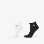 adidas Ruffle Quarter Socks White/ Black - Suurus XS (KD8367 Sokid)