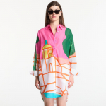 Sukienka Michael Kors X Christina Zimpel St Tropez Shirt Dress White - Suurus XS (MS683I6L7Z 100 Kleidid)