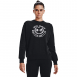 Under Armour Rival Fleece Crest Grp Crew Black - Suurus XS (1373029-001 Džemprid)
