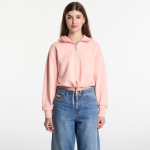 Calvin Klein Jeans Ls Monologo Terry Cropped Tie Hoodie Peachy Day - Suurus XS (LV047G203G 4TJ Džemprid)