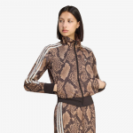 adidas Satin Snake Print Firebird Track Jacket Linen/ Magic Beige - Suurus XS (KX1885 Joped)