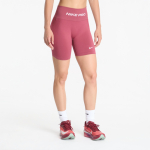 Nike Pro Seamless Women's High-Waisted 5" Biker Shorts Pink Smoke/ White - Suurus XS (IR4197-654 L&uuml;hikesed p&uuml;ksid)