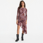 Sukienka Desigual Oporto Dress Red - Suurus XS (26WWVK203041 Kleidid)