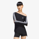 adidas One Shoulder Asymmetric Long-Sleeve Top Black - Suurus XS (LE8310 T-s&auml;rgid)