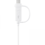 Kombineeritud kaabel (C-t&uuml;&uuml;pi ja mikro-USB)