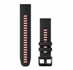 Garmin Quickfit 22 mm Kellarihm, Must/leekpunane