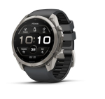 fenix 9 Pro &ndash; 51mm, Titanium with Graphite/Black Silicone Band
