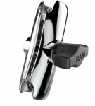 CHROME RAM DOUBLE SOCKET ARM FOR 1" BALL
