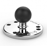 CHROME RAM 2 1/2" DIA. BASE W BALL