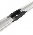 CENTER LOADER FOR EXTRUDED ALUM TRACK