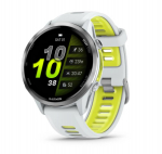 Forerunner 970 Titanium with Whitestone Case and Whitestone/Amp Yellow Band
