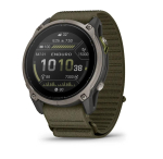 Enduro 4 Bare Ti w/Olive ComfortFit Fabric Band