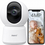 Arenti P2Q 4MP UHD Pan-Tilt Wi-Fi sisekaamera, valge