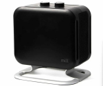 DB Mill Fan Heater Mechanical W/Feet BLACK 1800W