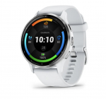 Garmin Venu 3 H&uuml;briidnutikellas, 45 mm, H&otilde;be/Valge