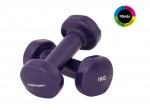 Tunturi vin&uuml;&uuml;lhantlid 1,0 kg, lilla, 2tk