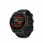 Garmin fēnix 8 AMOLED kell, 47 mm, must, musta rihmaga