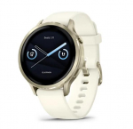 Garmin Venu 4 nutikell, 41 mm, Moon Gold koos luukarva silikoonrihmaga