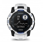 Instinct 3 &ndash; 45 mm Solar Whitestone and bolt blue silicone band