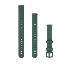Garmin Lily 2 rihm, 14 mm, jaspiseroheline silikoon, jaspiseroheline riistvara