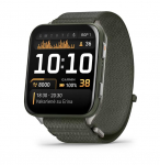 Venu&nbsp;X1 Moss with Titanium Caseback and Moss ComfortFit Nylon Band