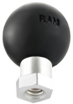 RAM BASE W/1/4"-20 HOLE HEX & 1" BALL