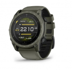 Garmin tactix 8 AMOLED nutikell, 51 mm, Cerakote, Applied Ballistics Ultralight kalkulaator, oliiviroheline